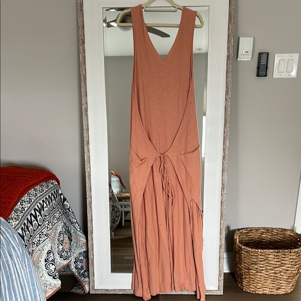 Free People Terracotta Jumpsuit